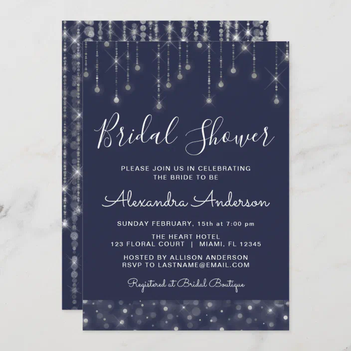 Navy and Silver Birthday Boutique Package
