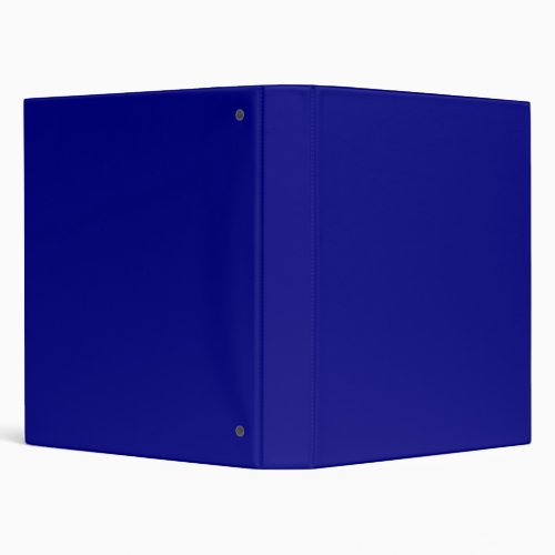 Navy Blue Solid Color 3 Ring Binder