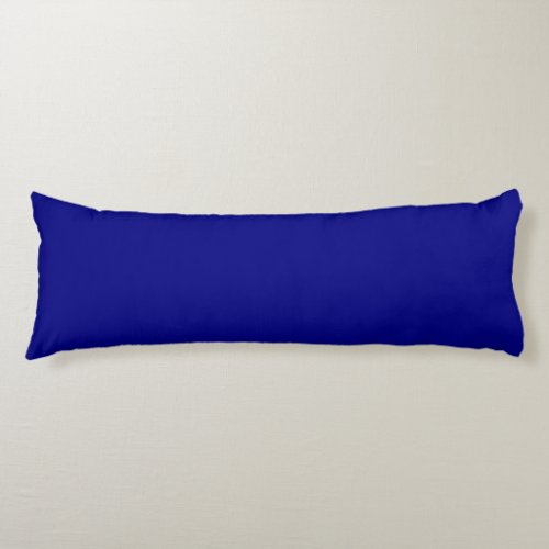 Navy Blue Solid Color Body Pillow