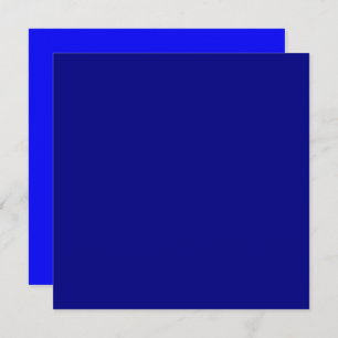 Navy Blue Solid Color Card