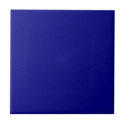 Navy Blue Solid Color Ceramic Tile