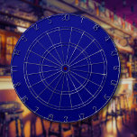 Navy Blue Solid Color | Classic | Elegant Dart Board<br><div class="desc">Navy Blue Solid Color | Classic | Elegant | Trendy | Stylish | Gift</div>