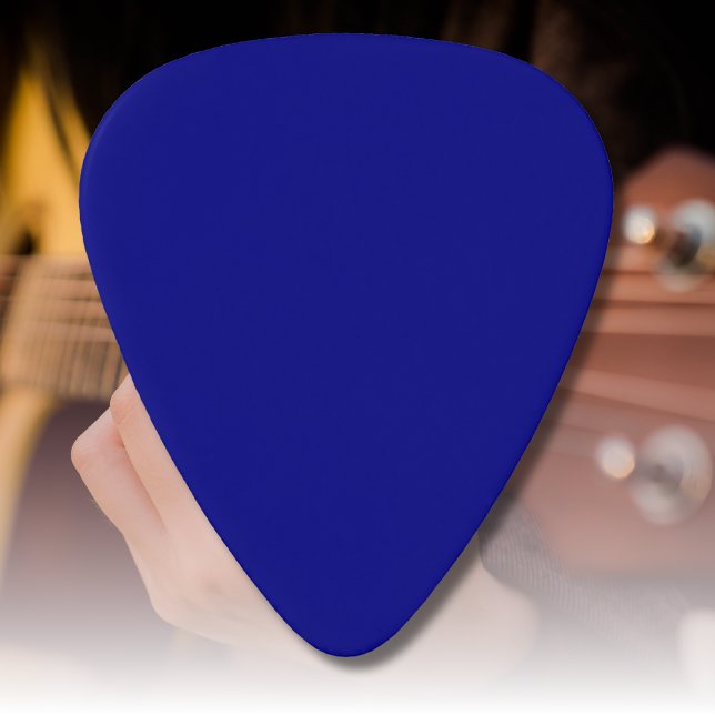 Navy Blue Solid Color | Classic | Elegant Guitar Pick (Creator Uploaded)