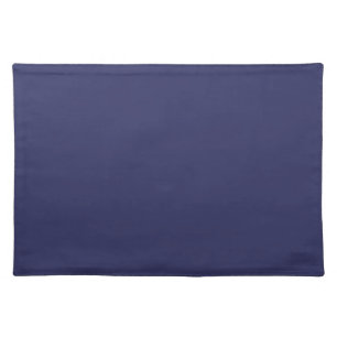 Navy Blue Solid Color Cloth Placemat