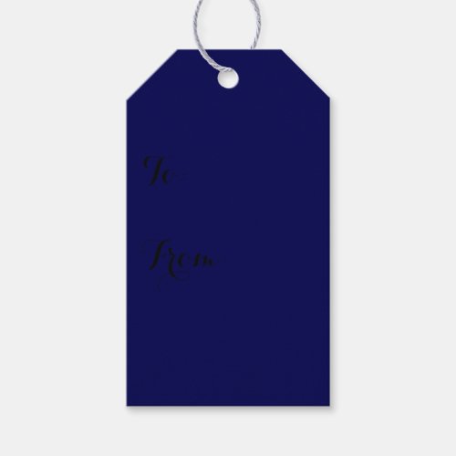 Navy Blue Solid Color Customize It Gift Tags Navy Blue Solid Color Customize It Gift Tags