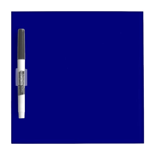 Navy Blue Solid Color Dry Erase Board