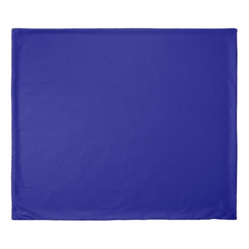 Navy Blue Solid Color Duvet Cover