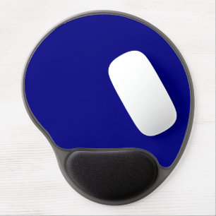 Navy Blue Solid Color Gel Mouse Pad