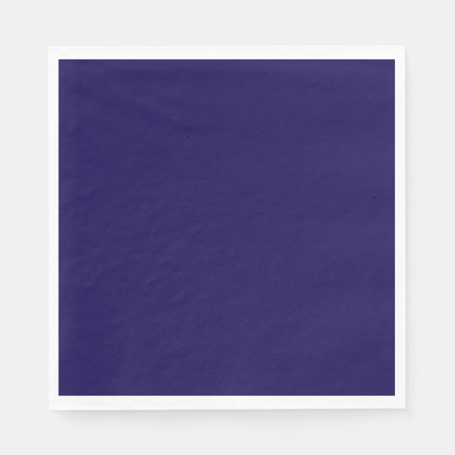 Navy blue solid color. napkins (Front)