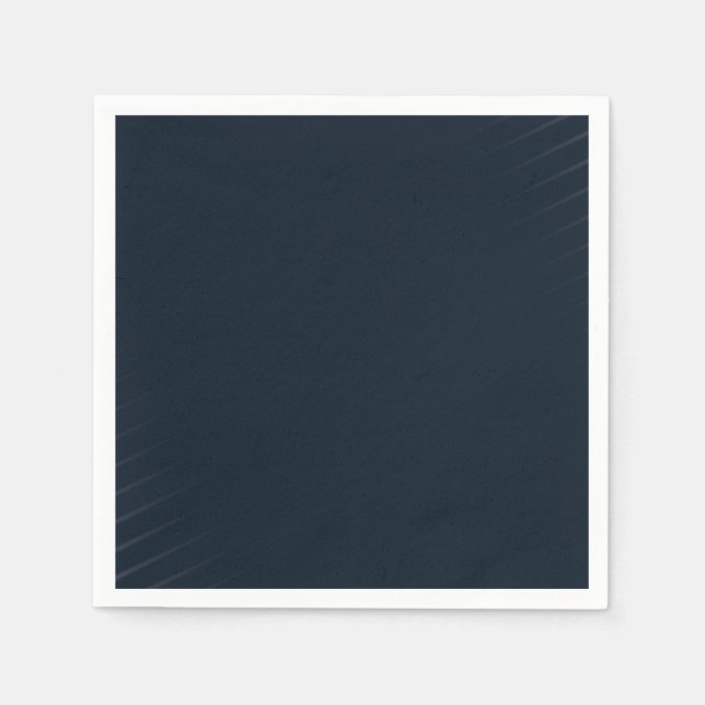 Navy Blue Solid Color Napkins (Front)