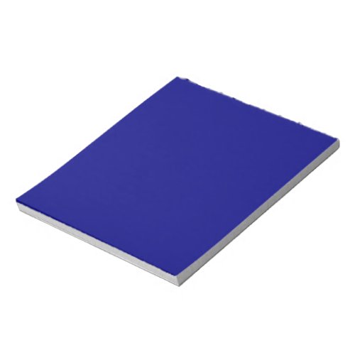 Navy Blue Solid Color Notepad