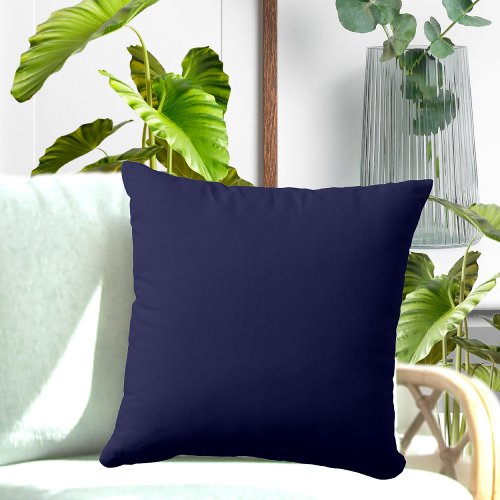 Navy Blue solid color pillow