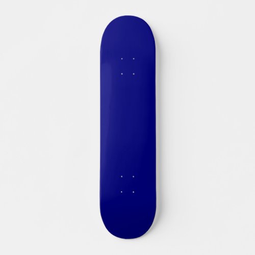 Navy Blue Solid Color Skateboard