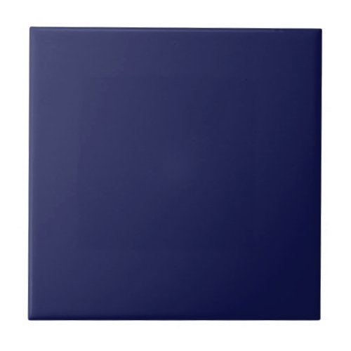 Navy Blue Solid Color Tile