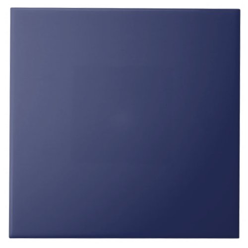 Navy Blue Solid Color Tile