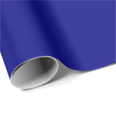 Navy Blue Solid Color Wrapping Paper (Roll Corner)