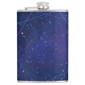 Navy Blue sparkle Flask