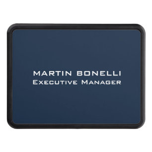 Navy Blue Special Unique Modern Executive Manager Hitch Cover