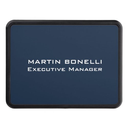 Navy Blue Special Unique Modern Executive Manager Hitch Cover