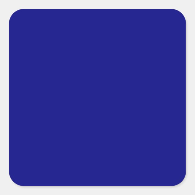 Navy Blue Square Sticker (Front)