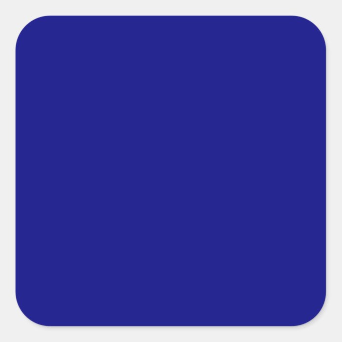 Navy Blue Square Stickers