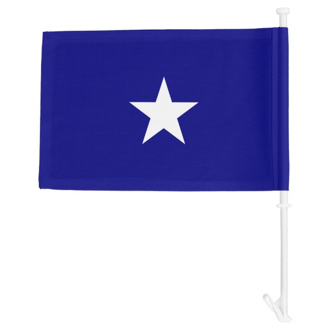 Navy Blue Star Design Car Flag for Patriotic Rides (Back)