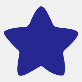 Navy Blue Star Sticker