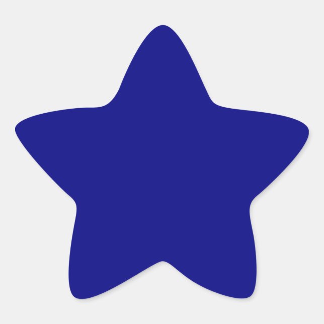 Navy Blue Star Sticker (Front)