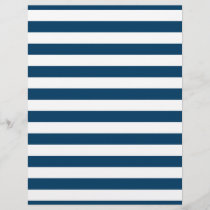 Navy Blue Stripe Baby Scrapbook Paper