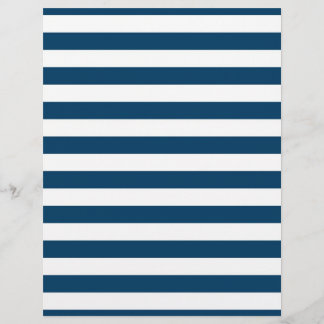 Navy Blue Stripe Baby Scrapbook Paper