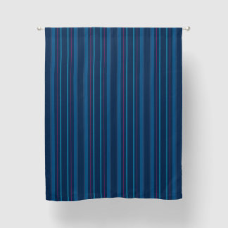 Navy Blue Stripes Blackout Curtain
