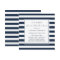 Navy Blue Stripes It's a Boy Baby Shower Brunch