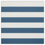 Navy Blue Stripes, White Stripes, Striped Pattern Fabric