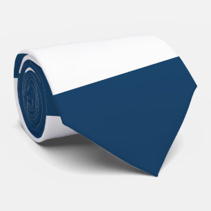 Navy Blue Stripes, White Stripes, Striped Pattern Neck Tie