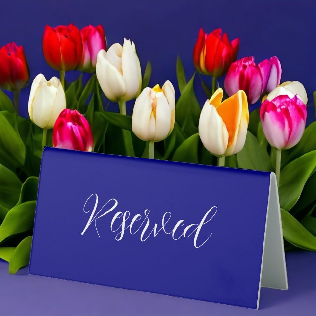 Navy Blue Table Tent (Creator Uploaded)