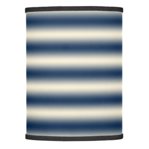 Navy blue to sandy yellow gradient lamp shade
