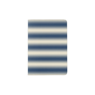 Navy blue to sandy yellow gradient passport holder