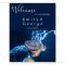 Navy Blue Underwater Jellyfish Wedding Welcome