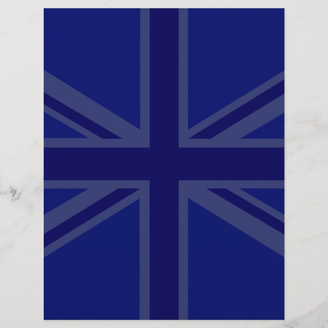 NAvy Blue Union Jack Decor (Front)