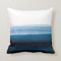 Navy Blue Watercolor Ombre