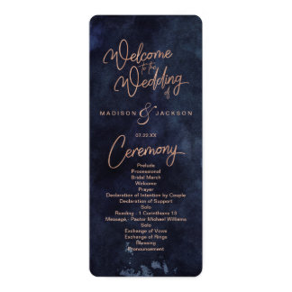 winter wedding program invitations announcements zazzle