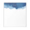 Navy Blue Watercolor Splash Personalized Notepad