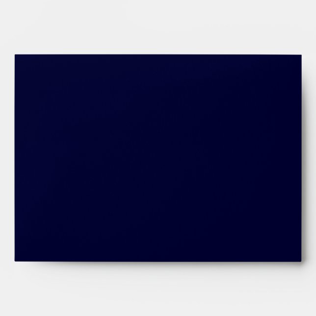 Navy Blue Wedding Envelope (Front)