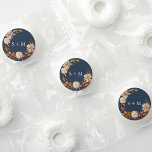 Navy Blue Wedding Life Saver® Mints<br><div class="desc">Navy Blue Wedding Life Saver® Mints. Keep your favors fresh and personalized with mints adorned with custom monogram stickers designed to complement your "Navy Blue & Terracotta Fall Wedding Invitation Collection." Each mint tin features elegant hand-painted florals, making them a stylish addition to your tablescape or take-home favors. Add a...</div>