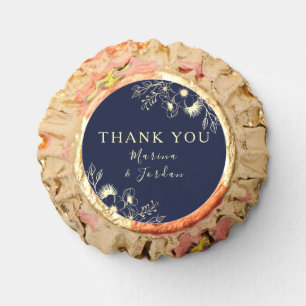 Navy Blue Wedding Thank You Candy Favors