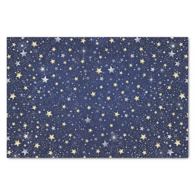 navy blue and gold wrapping paper