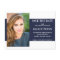 Navy Blue White Graduation Save the Date