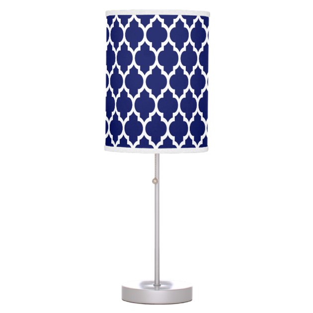 white moroccan table lamp