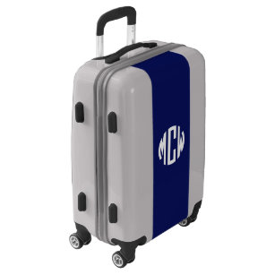 Monogramed & Numbered Luggage DIY