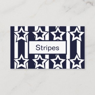 Navy Blue White Star Stripes Pattern